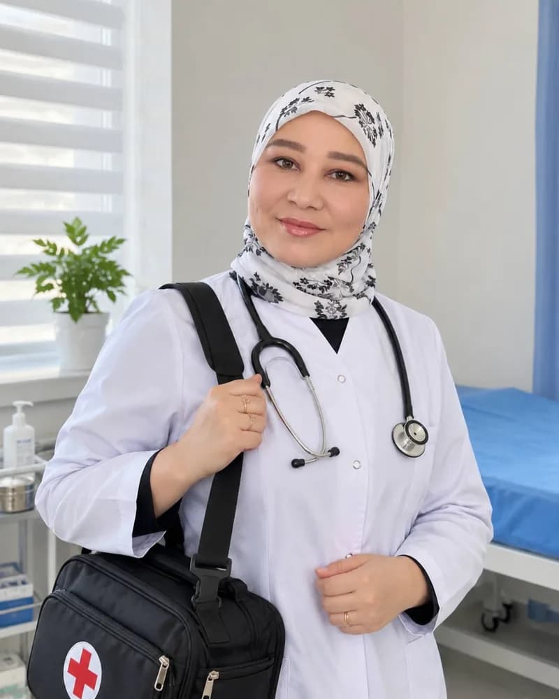 Toshkentda chaqiruvdagi HamshiraGo hamshirasi